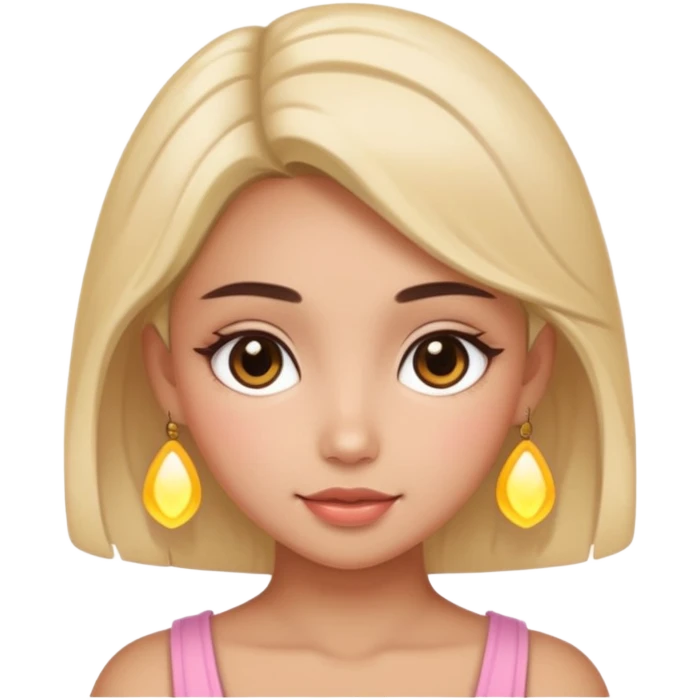 Emojis girly morena emoji