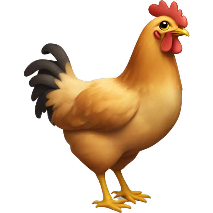 Low quality chicken  emoji