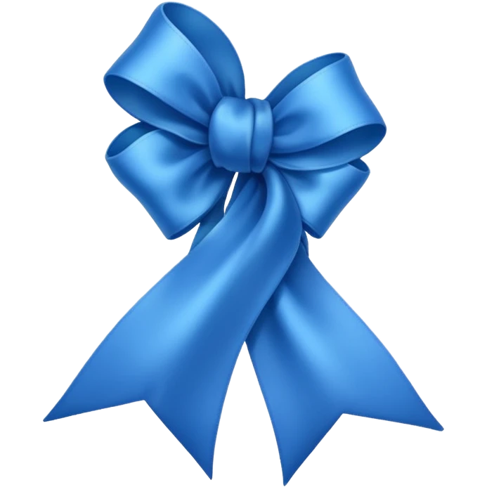 Blue ribbon emoji