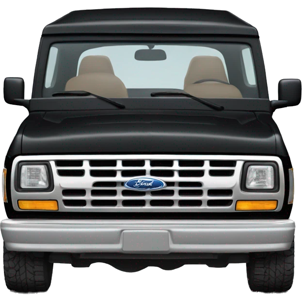 1995 black ford bronco emoji