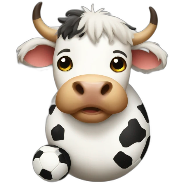 cow soccer emoji