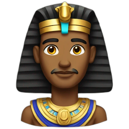 Egyptian king emoji