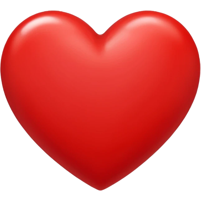 A red heart with a "J" in it emoji