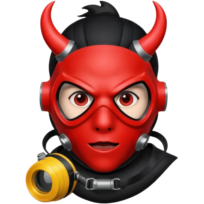 Un 👿 con🥽 emoji