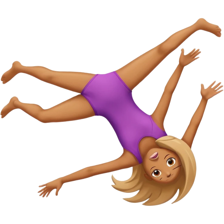 Girl Backfliping emoji  emoji