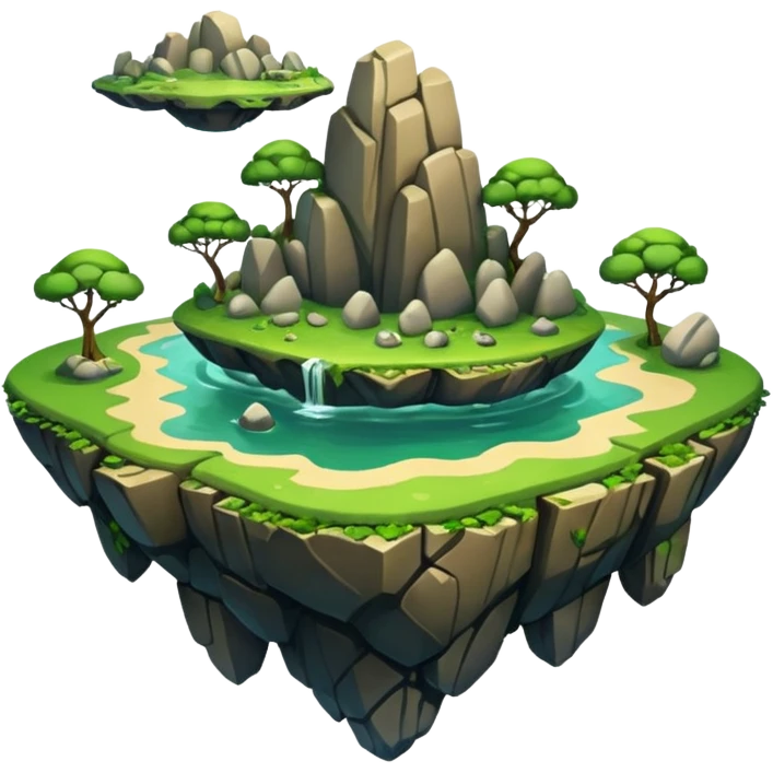 Flying Island emoji