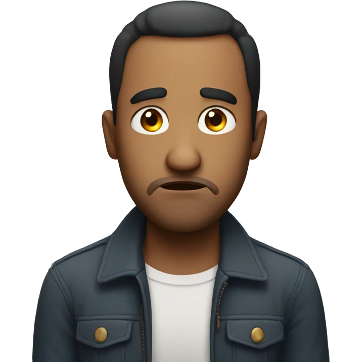 man staring at the user with a look of unbelievable disappointment emoji
