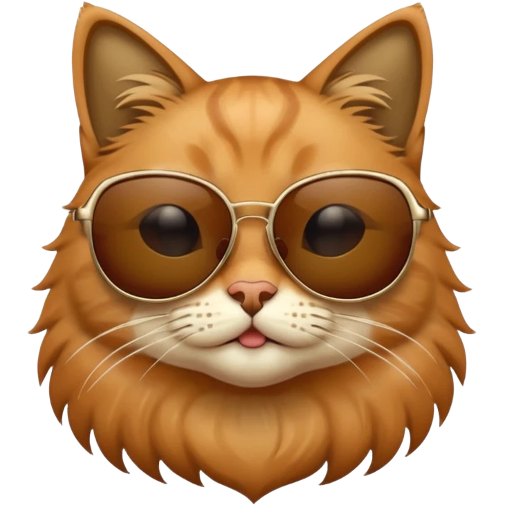 Cat wearing sunglasses emoji