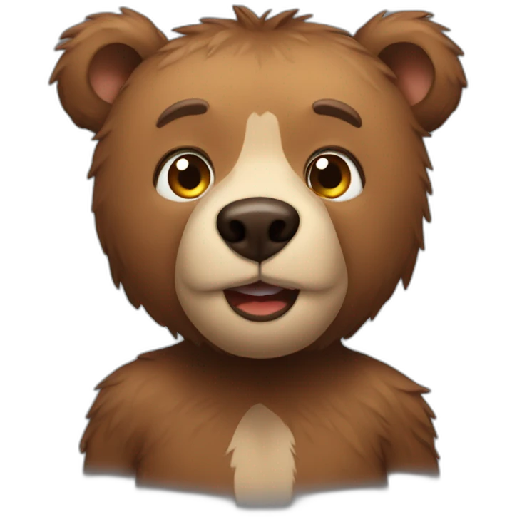 Bear as Adam emoji