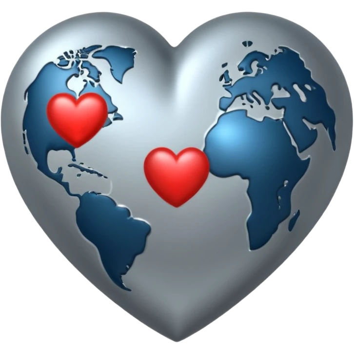 heart with a planet motif emoji
