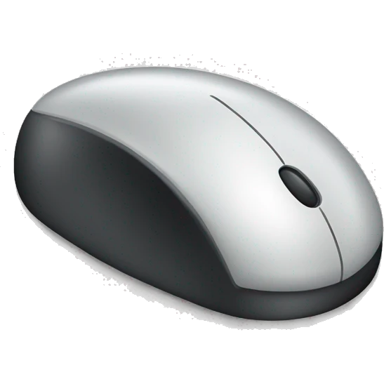 a large computer mouse pointer emoji