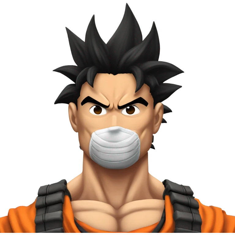 Goku fused with bane emoji
