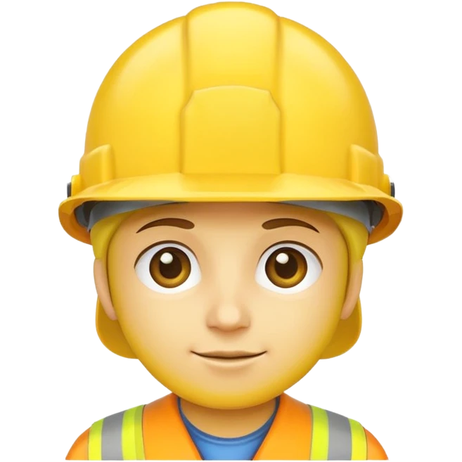a hardhat with a lemon picture on it emoji