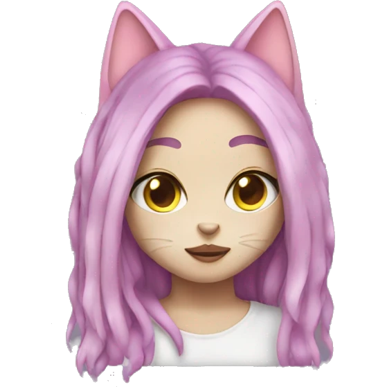 Pussy cat girl emoji