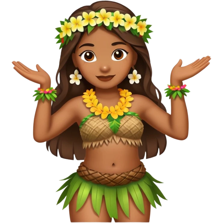 hula dancer emoji
