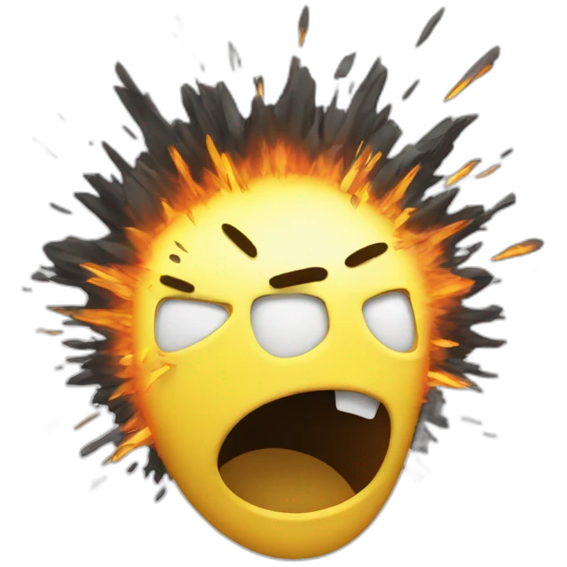 Exploding head emoji