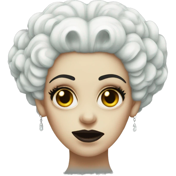 Bride of Frankenstein face  emoji