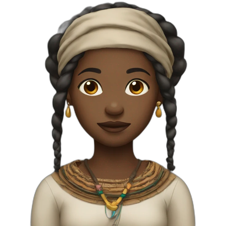fulani girl emoji
