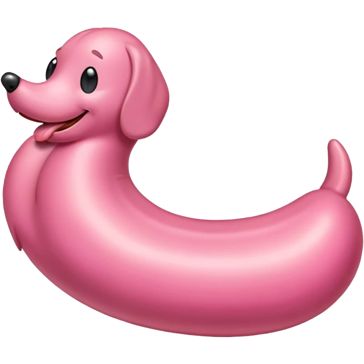 pink wiener emoji