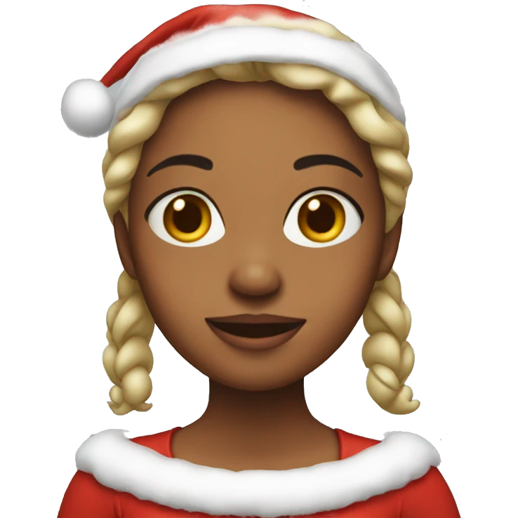 christmas girl emoji