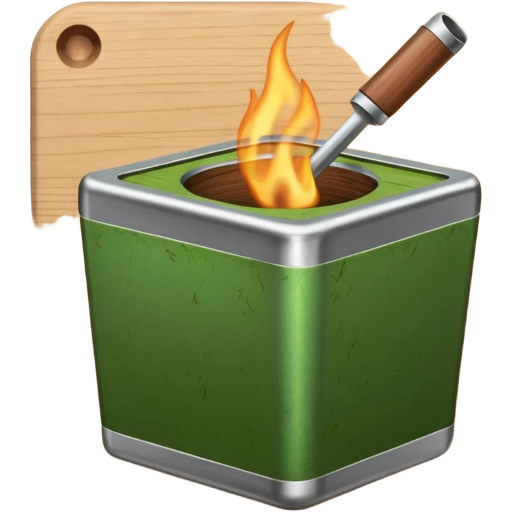 Paquete de yerba con un mate en el centro emoji