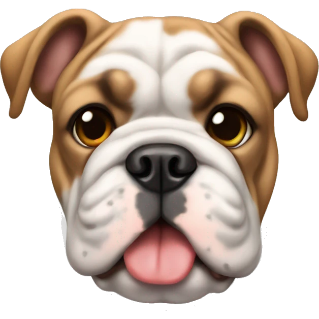 an puppy english bulldog  emoji