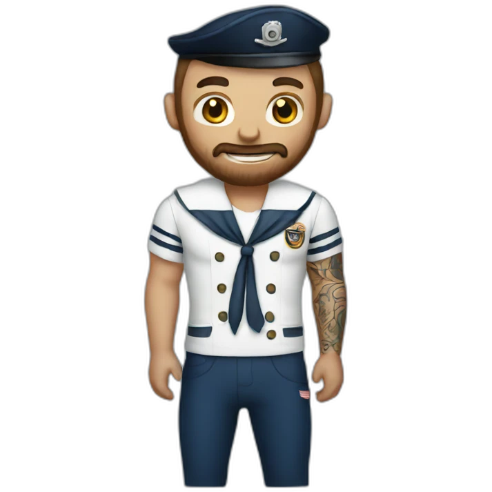 tattooed sailor emoji