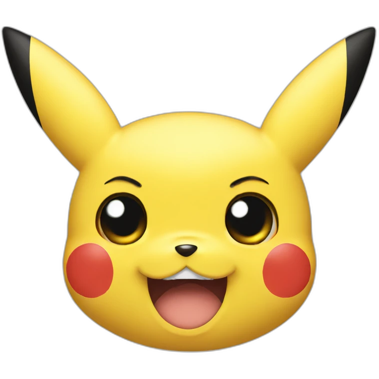 Pikachu face emoji