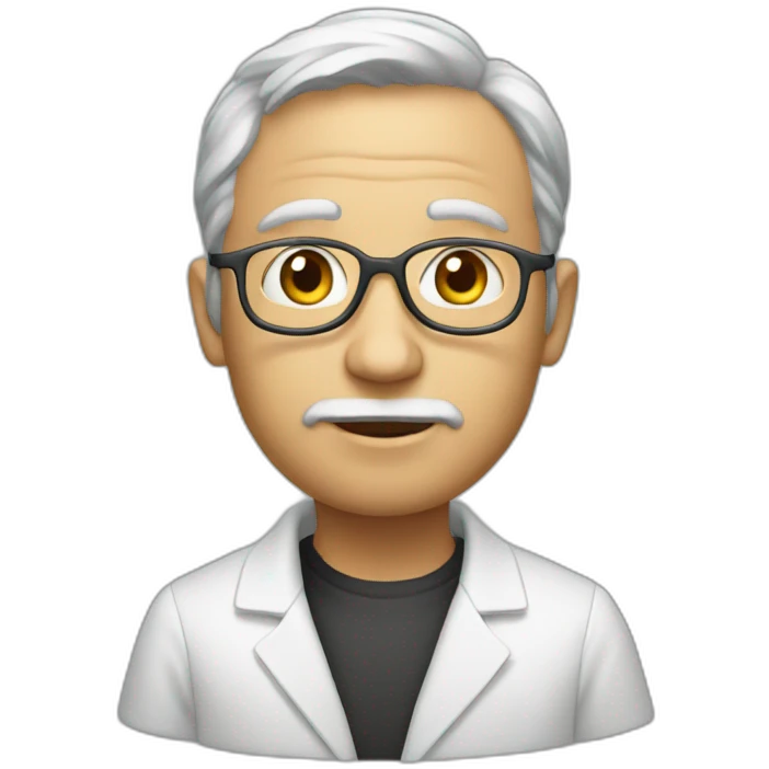 Un scientifique emoji