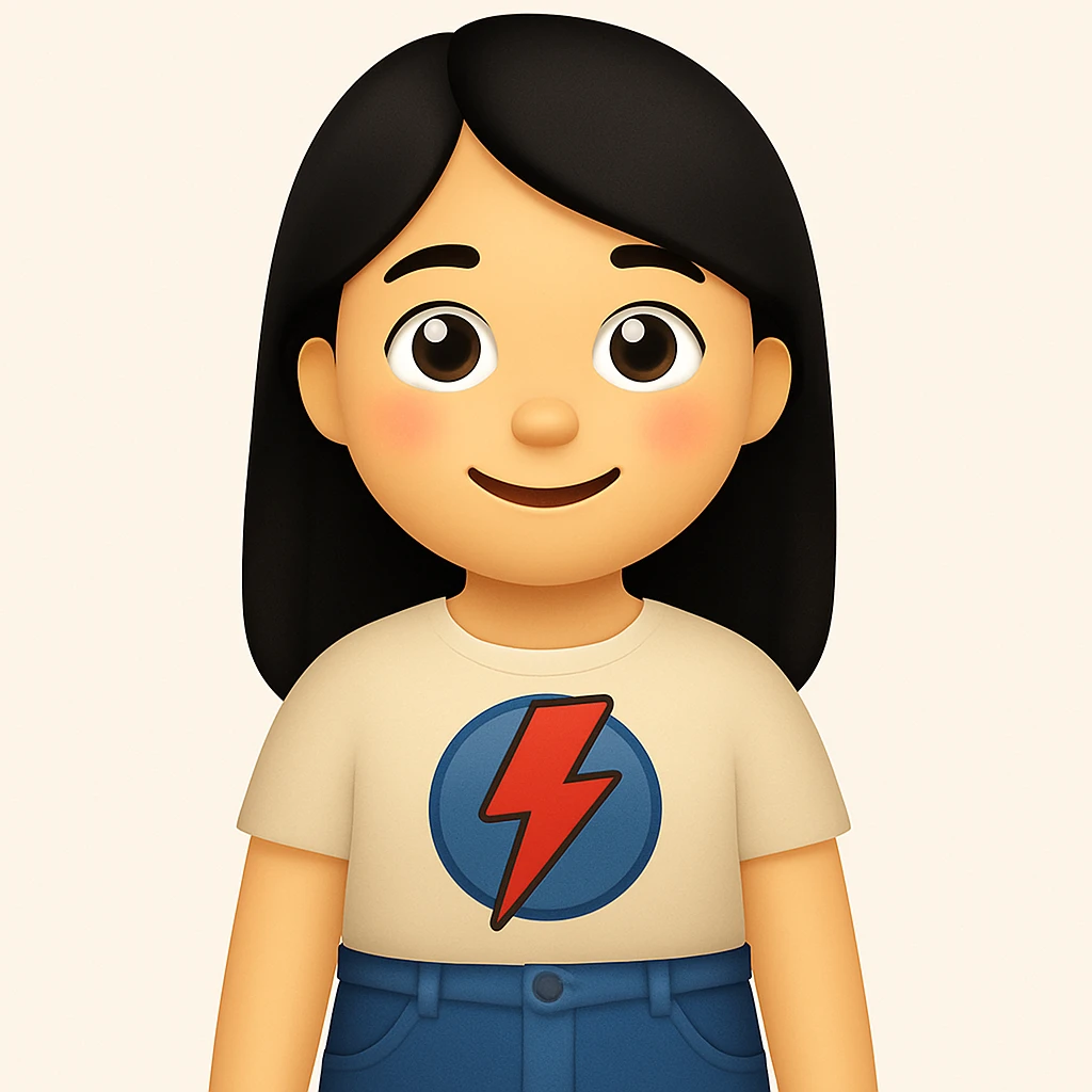 Make this image in emoji style, add a small smile and a little blush to the cheeks emoji