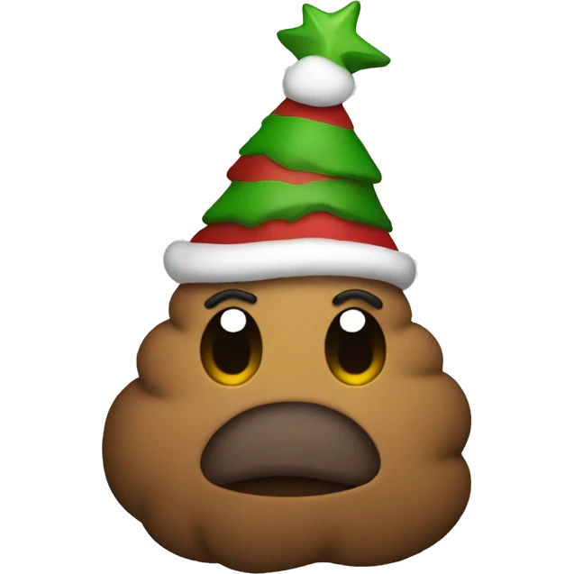 Christmas poo  emoji