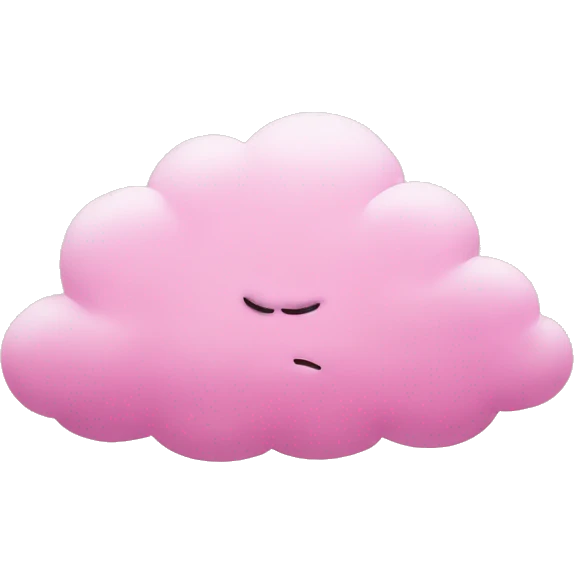 pink cloud emoji