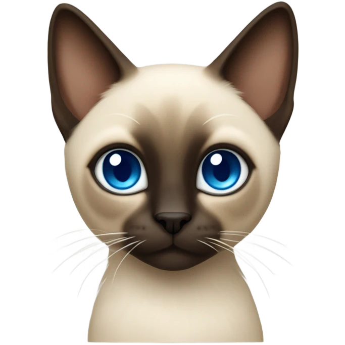 Siamese cat emoji