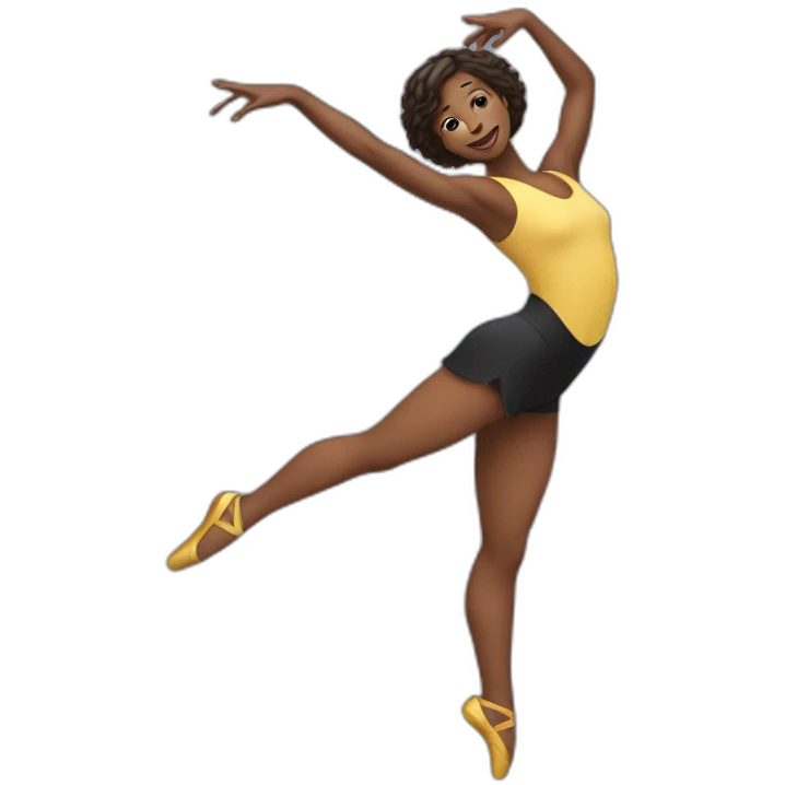 a contemporary dancer emoji