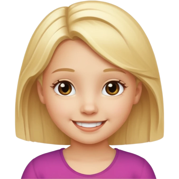 beautiful little girl emoji