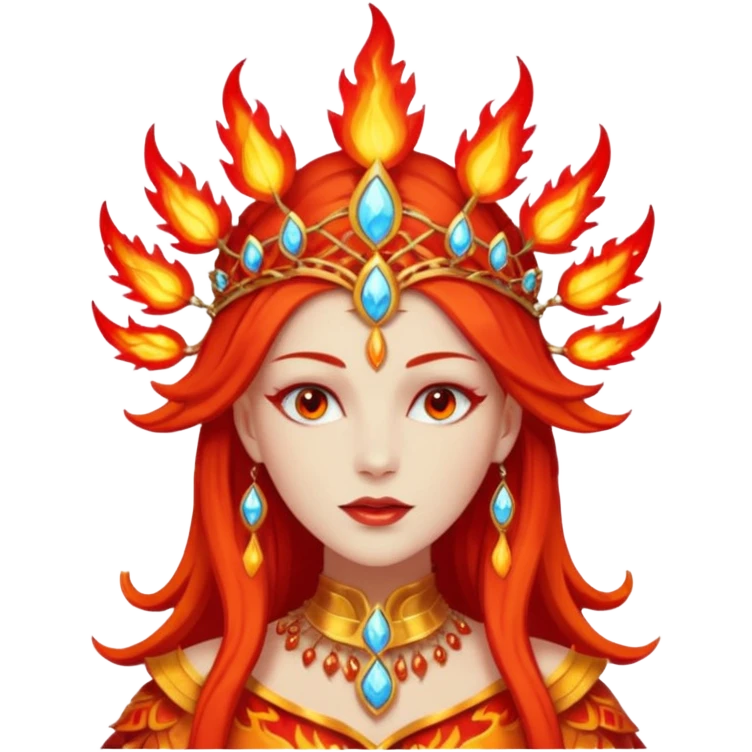 flame queen emoji