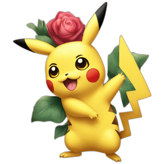 pikachu tatooed emoji