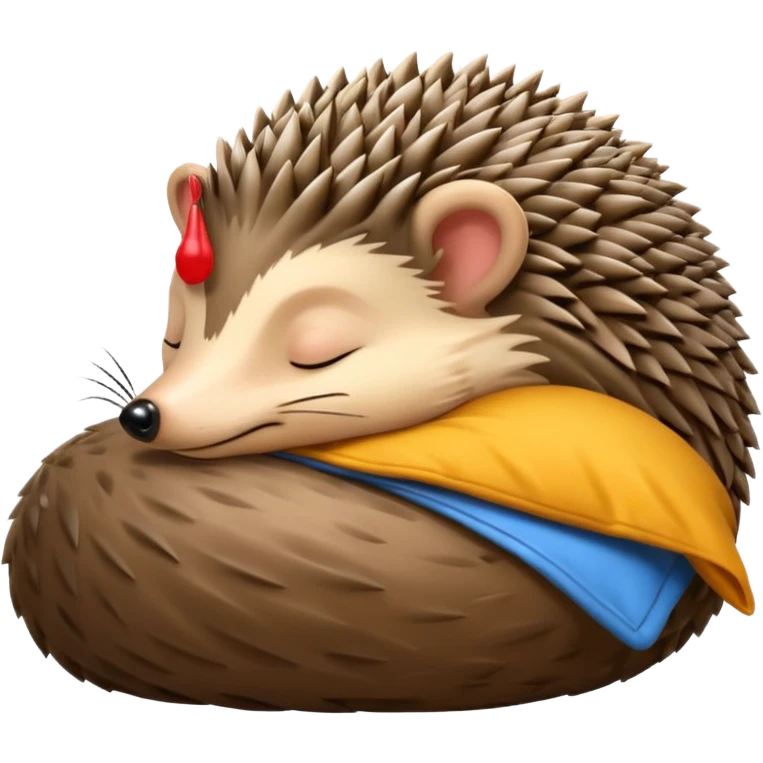 Sleeping Hedgehog emoji
