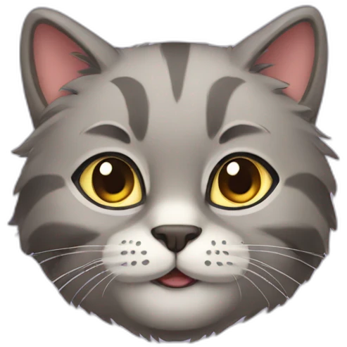 Furry cat emoji