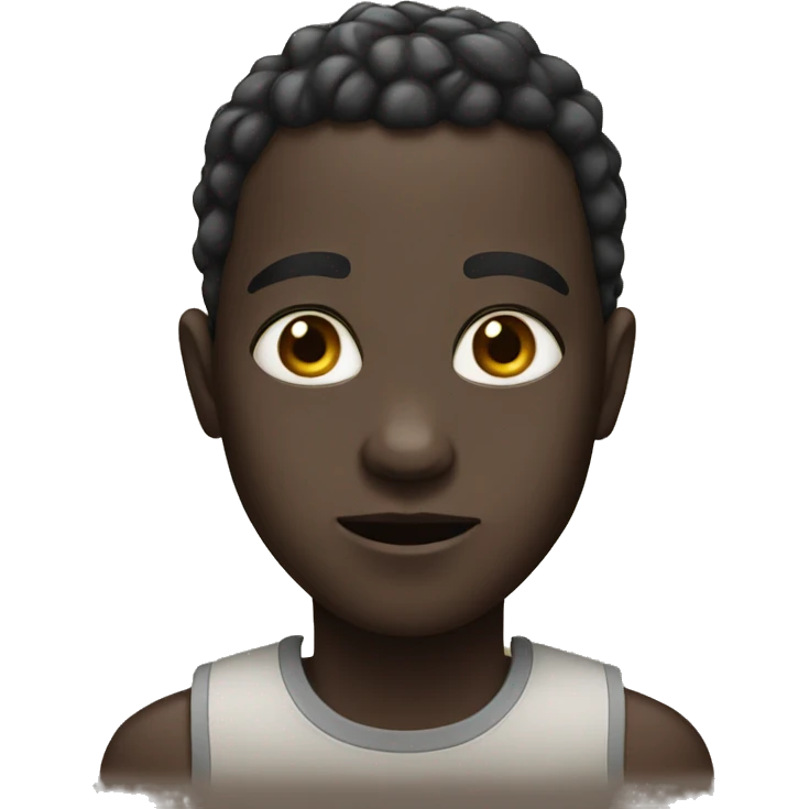 An African with no water emoji