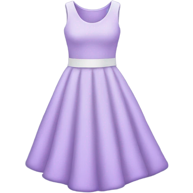 light purple dress emoji