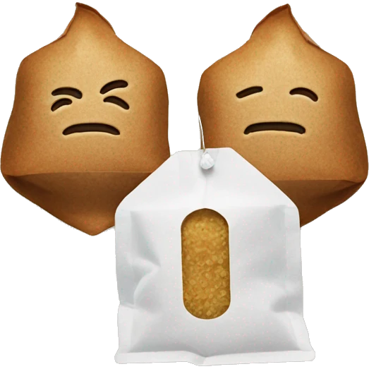 two teabags emoji