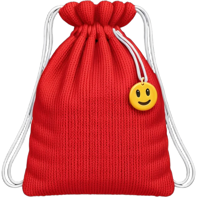red Knitted Bag emoji