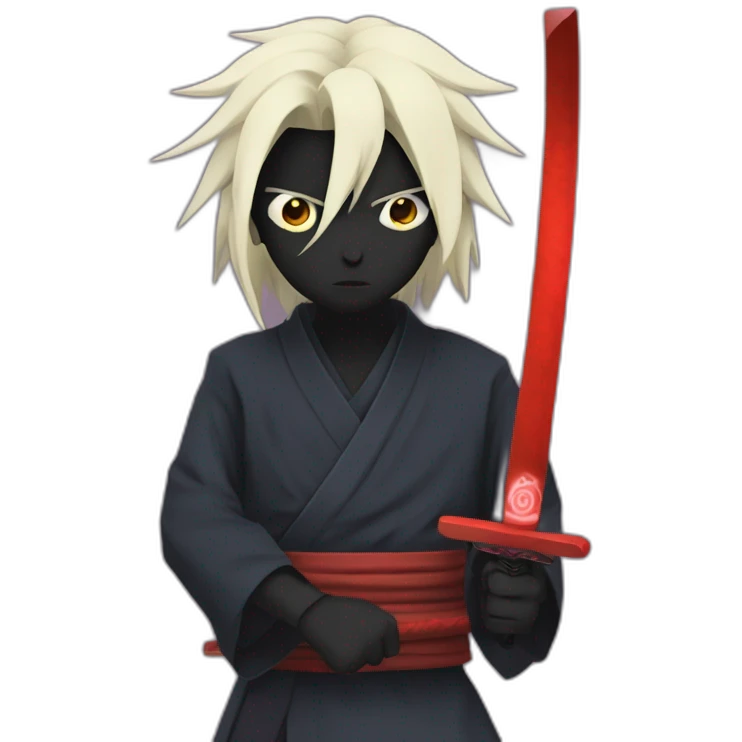Uzumaki Madara use katana emoji