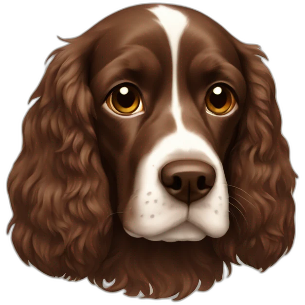 all brown russian spaniel emoji