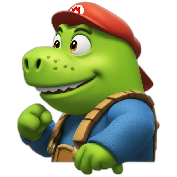 Sherk als mario emoji