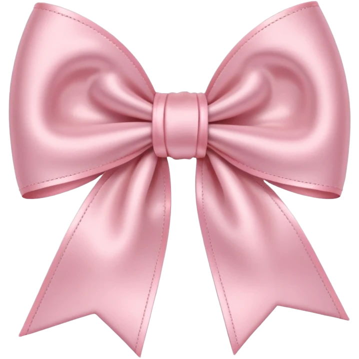 Cute light pink bow  emoji