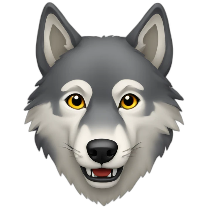 wolf head emoji