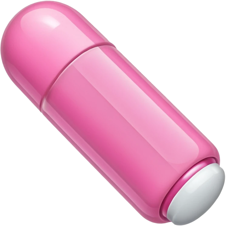 pink medication capsule emoji
