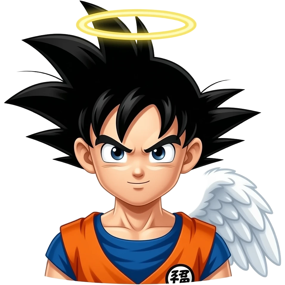 Goku angel emoji